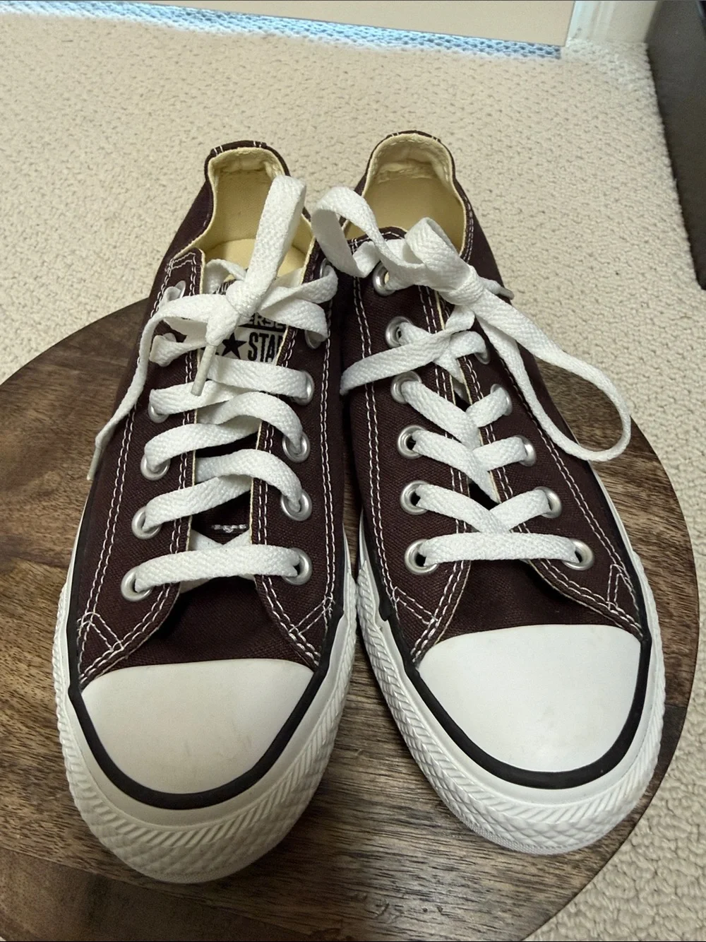 Converse Women’s Chuck Taylor Low Top Sneakers in Brown